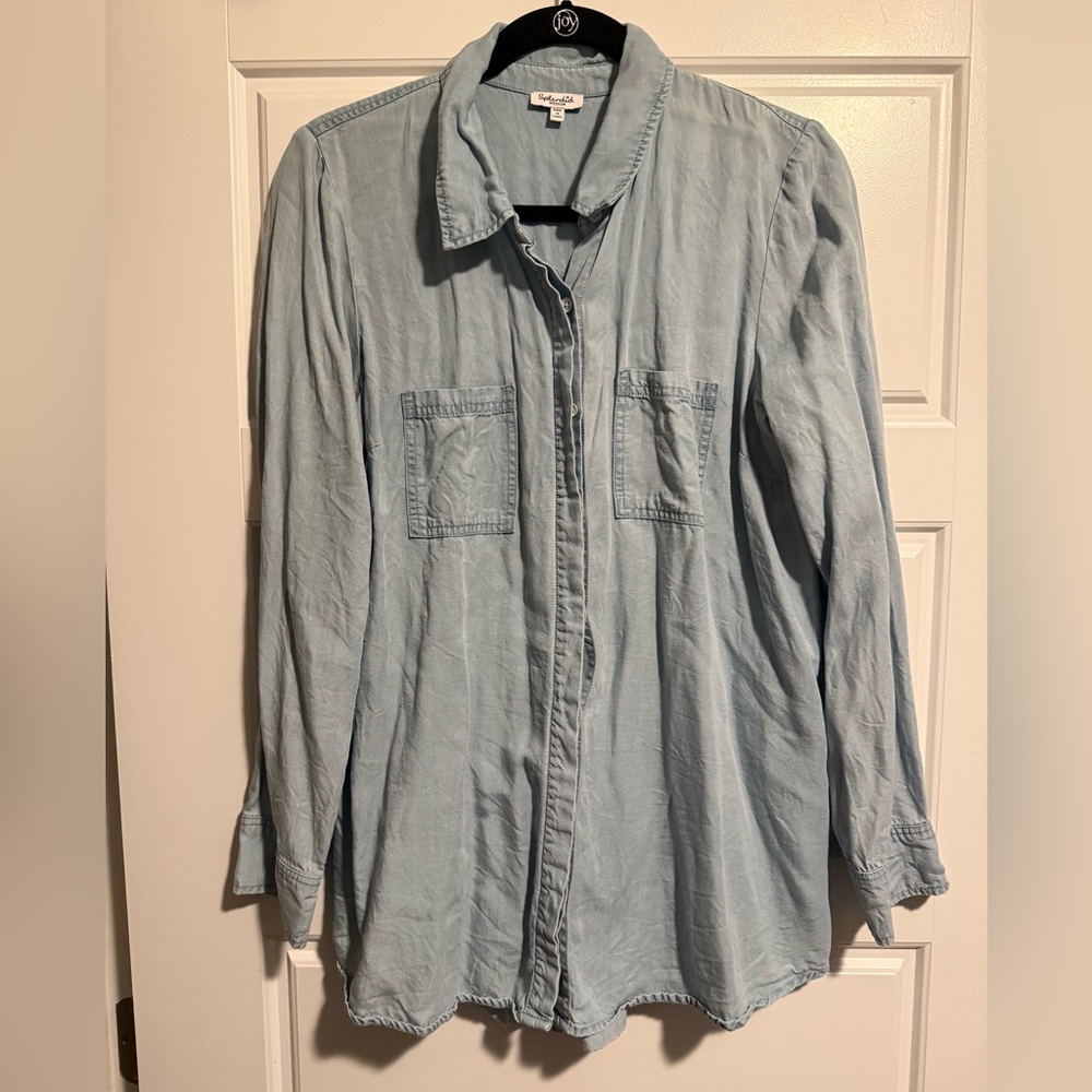 Splendid Maternity Chambray Shirt